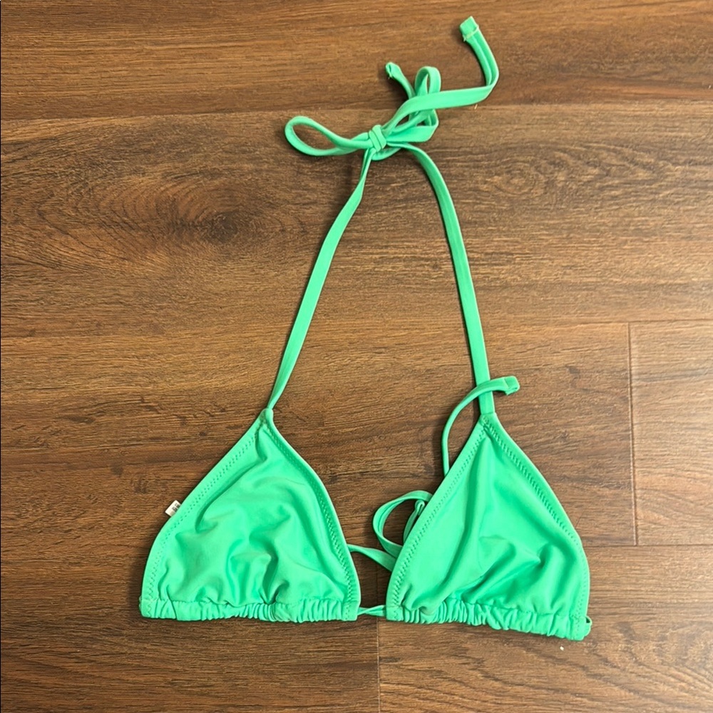 Aerie Green Bikini Top